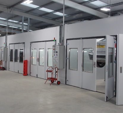 New Spraybooths installed by Beta Group