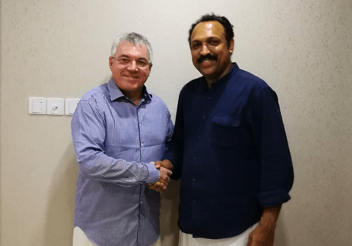 Beta group MD Martin Lewis visits India